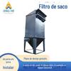 Filtro de manga pulsante industrial purificador equipamento de coleta de pó de moagem equipamento de tratamento de gás residual resistente a altas temperaturas