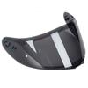 Fabricantes de lentes P7, accesorios para casco integral DOT, cobertura total HD, antivaho, color negro transparente.