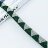 Cuerda de Tira de Vidrio Tubo Redondo de Pedrería Transfronteriza Accesorios para Joyería Accesorios para Ropa Línea de Corbata de Moño Tubo de Pedrería Venta al por Mayor