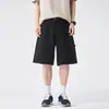 2026 Nuevos Pantalones Cortos Casuales Sueltos para Hombre de Alta Gama, Resistentes, Lavados, Estilo Americano High Street Workwear con Múltiples Bolsillos