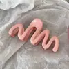 Pinza para el cabello de lujo de alta gama en color marrón, tamaño grande nuevo para cabello grueso, pinza de tiburón para recogidos en la parte posterior de la cabeza, accesorio para el cabello de uso diario