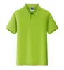 Polo Liso de Cor Sólida para Trabalho, Feito Sob Medida com Impressão de Logo, Camisas Culturais, Roupas de Trabalho Personalizadas, Bordado de Manga Curta