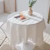 Toalha de mesa transfronteiriça estilo francês, estilo ins, para mesas redondas e quadradas, resistente ao desgaste, adequada para mesas de centro, mesas de cabeceira, escrivaninhas, mesas de jantar e como pano de fundo para fotos