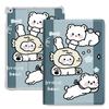 Adecuado para iPad 9ª Generación Funda Protectora 2024 Nuevo Mini6 Silicona Pro11 Gato de Dibujos Animados Air 9.7 pulgadas Protección