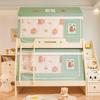Cama de desenho animado classe A para crianças, cama de mãe e filho, cortina de cama, beliche, tenda, cama inferior, cama trapezoidal, tatuagem especial antiqueda
