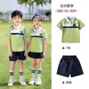 Uniformes para Ensino Fundamental e Médio, Conjuntos de Verão de Manga Curta, Uniformes de Sala de Aula para Crianças do Primeiro Ano, Uniformes de Jardim de Infância, Vestidos Estilo Faculdade