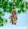 Nuevos Productos Transfronterizos Serie Mariposa Suministros para Interiores de Automóviles Colgantes Decorativos de Gato de Moda Accesorios para Llaveros