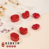 Accesorios de Cinabrio de Alto Contenido Emperador Sha Fu Palabra Yuanbao Ruyi Hecho a Mano DIY Abalorios Pulsera Collar Accesorios
