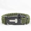 Suprimentos para Exterior Kit de Sobrevivência Paracord Pulseira de Sobrevivência Paracord de Sete Fios Pulseira Trançada para Exterior Iniciador de Fogo em Estoque