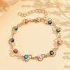 Joias Quentes Europeias e Americanas Transfronteiriças Pulseira Feminina da Moda Criativa que Combina com Tudo Olho do Diabo Amor Pulseira Pulseira Estilo Ins
