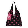 Bolso de axila de lunares dulce y atrevido para mujer, bolso de hombro casual de moda de gran capacidad, bolso de mano tipo tote de nailon versátil para mujer