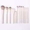 Set de brochas de maquillaje Tao Yao, incluyendo brochas para sombras de ojos, brochas para rubor, brochas para contorno y brochas para sombras de nariz - un set completo de brochas de maquillaje para principiantes, con cerdas suaves