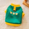 Suéter de perro con tracción de tres osos, estilo coreano, de otoño e invierno, ropa fina de terciopelo para gato de dos patas, ropa de peluche para mascotas