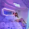 Cama tipo Cápsula Espacial Pod de Dormir Compartido Apartamento de Estudiante Cama de Dormitorio Hotel de Videojuegos Alojamiento Temático Acuático Espacio de Descanso Cama tipo Cápsula Espacial