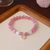 Pulseira Borboleta de Cristal Opala Feminina Pulseira Cinza Luar Ins Versátil Elegante Fashion Primavera e Verão Pulseira alta qualidade