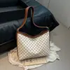 Bolso de Hombro de Bloques de Color Estampado para Mujer 2026 Nueva Moda de Otoño Elegante Versátil Bolso Tote de Gama Alta