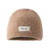 Gorro de Lana Estilo Coreano Etiquetado por Celebridad de Internet para Mujer Otoño/Invierno Versátil Adelgazante para la Cara Gorro para el Frío Tendencia Ins Viaje Diario Gorro de Punto Multicolor
