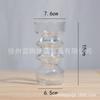 Castiçal de Vidro Vintage Vaso de Vidro Colorido em Formato Artesanato Irregular Base para Vela de Flor Ornamentos de Mesa
