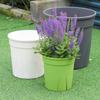 Vaso de Flores de Plástico Extra Grande e Alto, Vaso de Montanha Branco Verde Espesso, Controle de Raízes, Respirável, Vaso de Plantas Rosa Verde para Plantio, Atacado