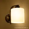 Folha de Bananeira Quarto Nórdico Luminária de Cabeceira Sala de Estar Parede de Fundo Corredor Corredor Luminária de Parede Designer Retrô Meio do Século Tecido Ferro