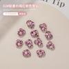Decoraciones para Uñas con Pedrería Rosa Swarovski, Multifacéticas, Al Por Mayor, Súper Brillantes