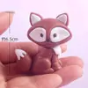 Decoração de Bolo Animal da Floresta de Argila Macia Para Assar Confeitaria Sobremesa Plug-in Desenho Animado Acessórios de Decoração de Bolo de Aniversário Infantil
