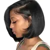 Fabricantes europeos y americanos transfronterizos en stock al por mayor set de cabello para mujer mechones cortos cabeza de bob peluca de fibra química africana cobertura completa de cabeza