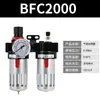 Unidad neumática de dos piezas AFC2000 compresor de aire con filtro BFC separador de aceite y agua y válvula reductora de presión BL