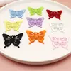 Acessórios para Joias DIY Liga Spray-Pintada Pingentes Grandes Multicor Vazados Borboleta 3D Charms para Bolsa Materiais Artesanais