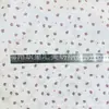 Tecido com Estampa Floral de Bolinhas Onduladas Brancas Leitosas para Verão Estilo Fresco Tecido com Estampa Floral Pastoral Algodão Puro Tecido Jacquard Xadrez