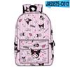Mochila Escolar Periférica Nueva Estampada en 3D Sanrio kuromi kuromi Mochila de Gran Capacidad Mochila Completamente Estampada