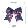 Decoraciones de Lazos Navideños Personalizados, Colgantes Decorativos para el Día de la Independencia y San Valentín, Adornos Navideños con Lazos
