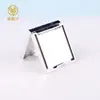 Caja de Polvo para Contorno Rubor Cuadrada con Tapa abatible Hebilla de Sombra de Ojos Monocromática Nueva Caja de Empaque para Corrector con Espejo