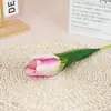 Tulipán de Cabeza Única Transfronterizo Accesorios y Adornos de Fotos Antiguas Tablero de Fondo para Disparos Suministro Directo del Fabricante Flores Artificiales