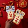 Ruixiang 2025 Ano da Serpente Envelope Vermelho Novo Leão Dança Forma Tridimensional Criativo Lucky Seal Festival Primavera Ano Novo Saco