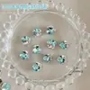 Decoraciones para Uñas con Pedrería Acabado Blanco K9, Pedrería Ovalada sin Base Hielo Azúcar Deslumbrante de Alta Gama, Accesorios de Pedrería para Uñas de Lujo Ligero