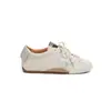 Zapatos casuales para mujer de cuero genuino, zapatillas versátiles de cordones estilo coreano nuevas, zapatillas de entrenamiento alemanas de caña baja que aumentan la altura, personalización en lotes pequeños