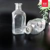 Botella de aromaterapia de vidrio cuadrado de alta gama de 120 ml al por mayor, botella de vidrio blanco cristalino, botella de vidrio para aromaterapia en el hogar, botella de reactivo
