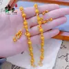 Livro Vermelho Pequeno Esmalte Antigo Abóbora Cabaça Pulseira com Borla Estilo Étnico Pulseira de Contas Redondas Acessórios de Mão com Contas