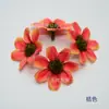 Flores Artificiales Flores de Margarita 3D Flores Falsas Paquete de Material de Flor de Seda Caja de Flores Materiales Auxiliares Decoración de Caja de Dulces de Boda Decoración de Caja de Regalo