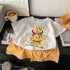 Set de Muñeca de Algodón Puro Ropa de Verano para Niños con Estampado 3D Pantalones Cortos de Bebé Holgados Antibacterianos Ropa de Clase A para Bebés