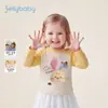 Camiseta de Manga Larga para Bebé Niña Jerry 2026 Otoño Nueva Ropa para Bebé Top Estampado para Niños Pequeños Conjunto de Otoño para Niños