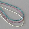 Collar de Piedra con Perlas de Azúcar Apatita Mica Púrpura Reina de Esquina Cortada Cuadrada Retro de Nicho Europeo y Americano Cadena para la Clavícula