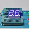 Suministro Directo de Fábrica de Tubo Digital de 2 Dígitos de 0.8 Pulgadas, Pantalla Digital Azul de Alto Brillo de Cátodo Común, Tubo Digital de Doble Fila de 10P