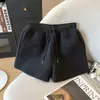 Novos calças retas de cintura alta emagrecedoras para mulheres Outono/Inverno 2026, shorts largos casuais versáteis para baixinhas