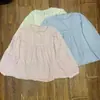 Blusa de Encaje Patchwork Estilo Mori para Mujer, Nueva Colección de Primavera, Corte Holgado, Versátil, Juvenil, Camisa Babydoll Fresca