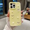 Funda para Teléfono Móvil Esmerilada Dos en Uno con Forma de Corazón Láser de Perla Tridimensional Adecuada para Iphone1716Promax Funda Protectora