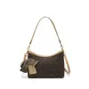 Bolso Tote de un Solo Hombro para Debajo del Brazo con Monograma y Colores Contrastantes, Gran Capacidad, Nuevo Diseño Retro de Moda de Alta Calidad con Letras, Bolso de Mano y Bolso Cruzado para Mujer