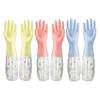 Guantes de invierno para lavar platos con forro polar limpieza de cocina y hogar goma duradera impermeable lavandería goma látex