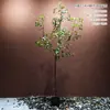 Simulación caballo borracho ventana de madera paisajismo planta interior planta verde biónica de alta gama árbol decorativo árbol falso grande paisaje simple